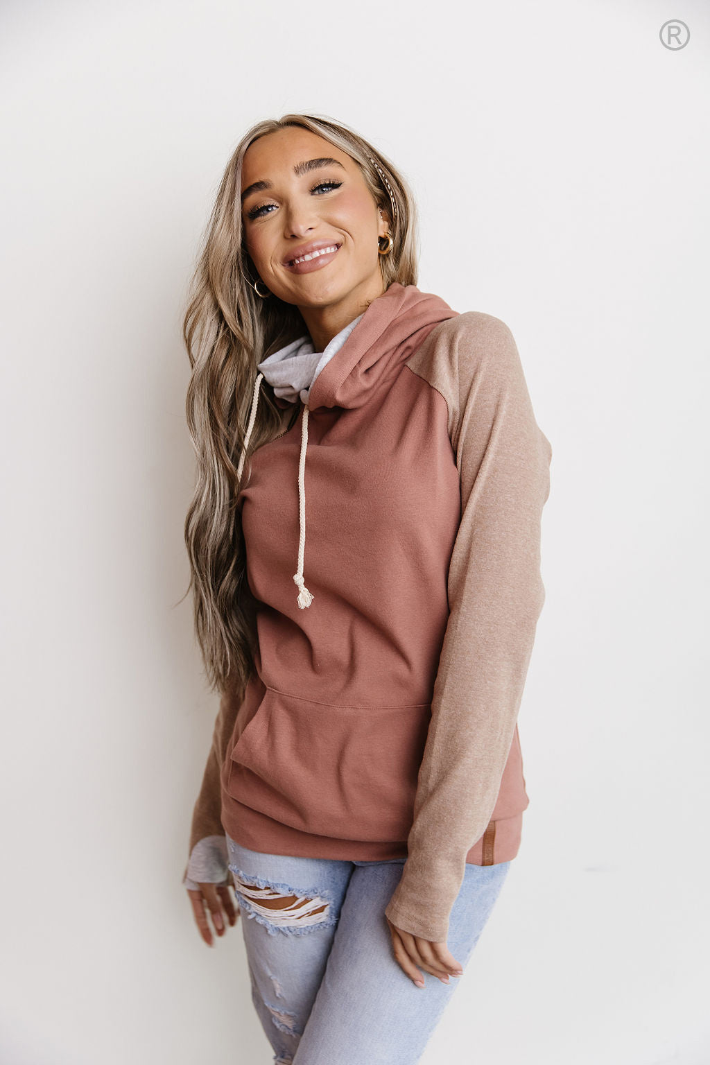 Ampersand Avenue - Doublehood™ Sweatshirt - Kiss & Tell