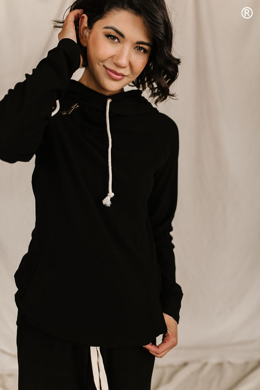Ampersand Avenue - Doublehood™ Sweatshirt - Poppy Seed