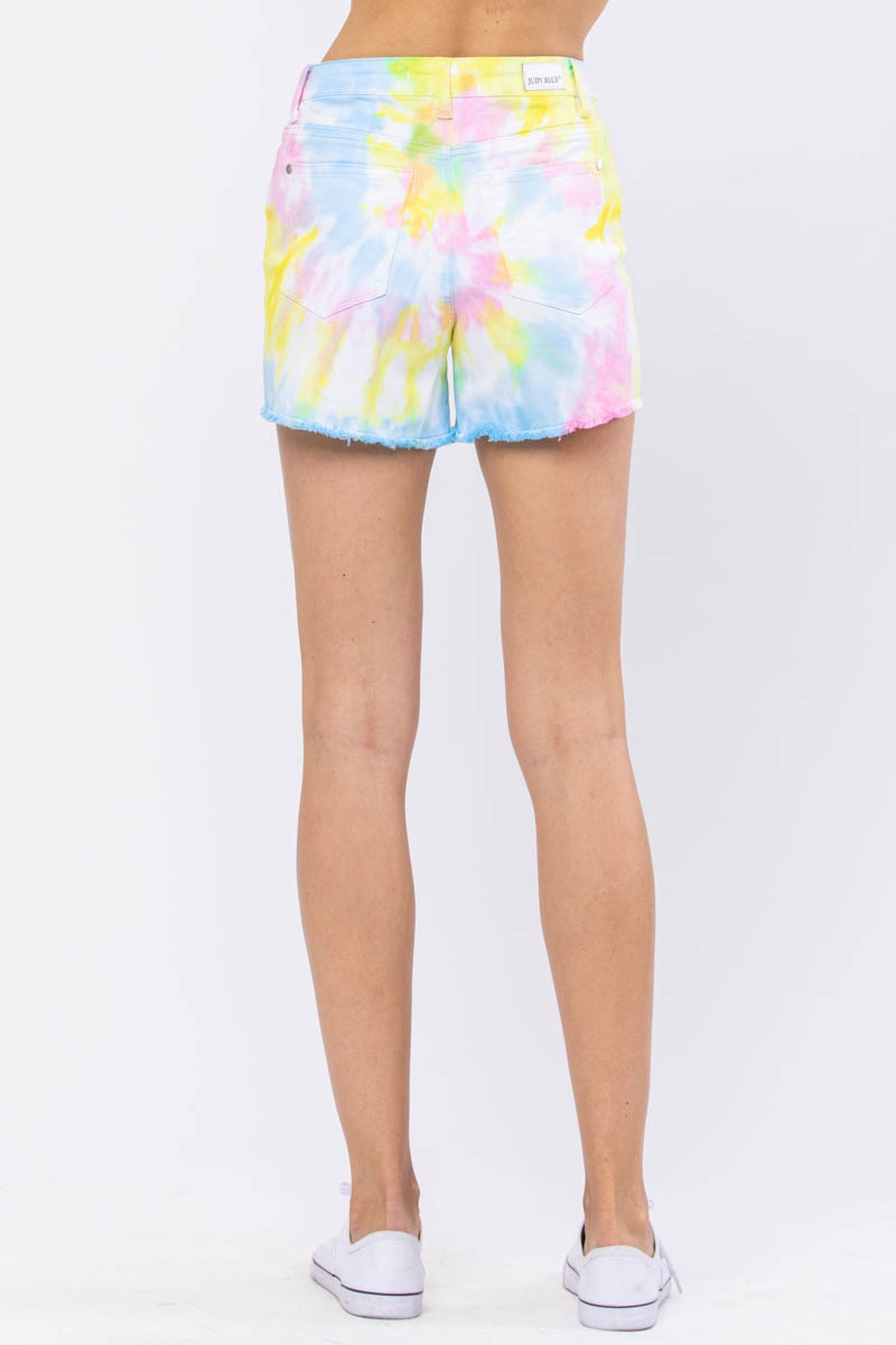 Judy Blue Swirl Tie Dye Shorts