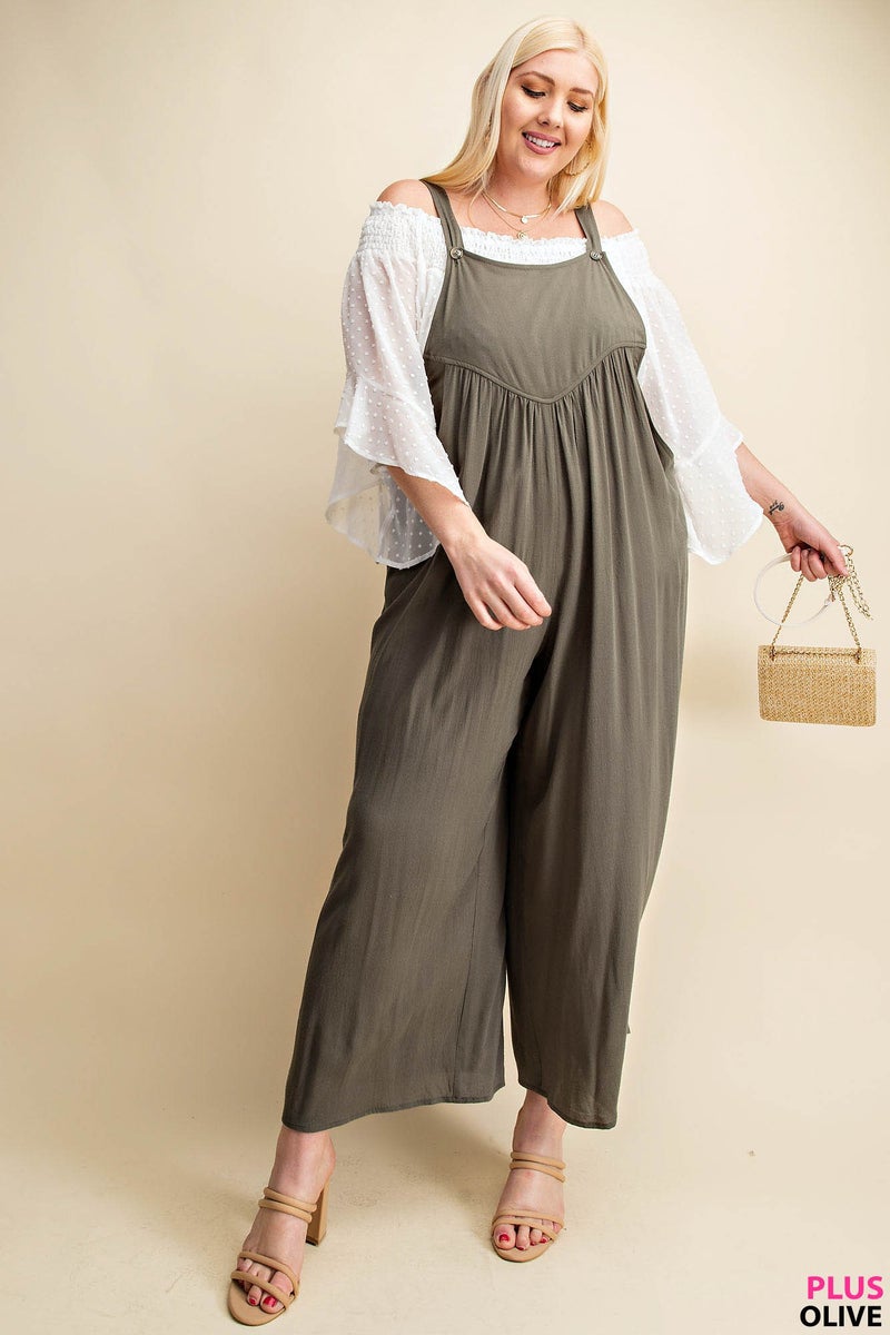 Now or Never Jumpsuit - Olive