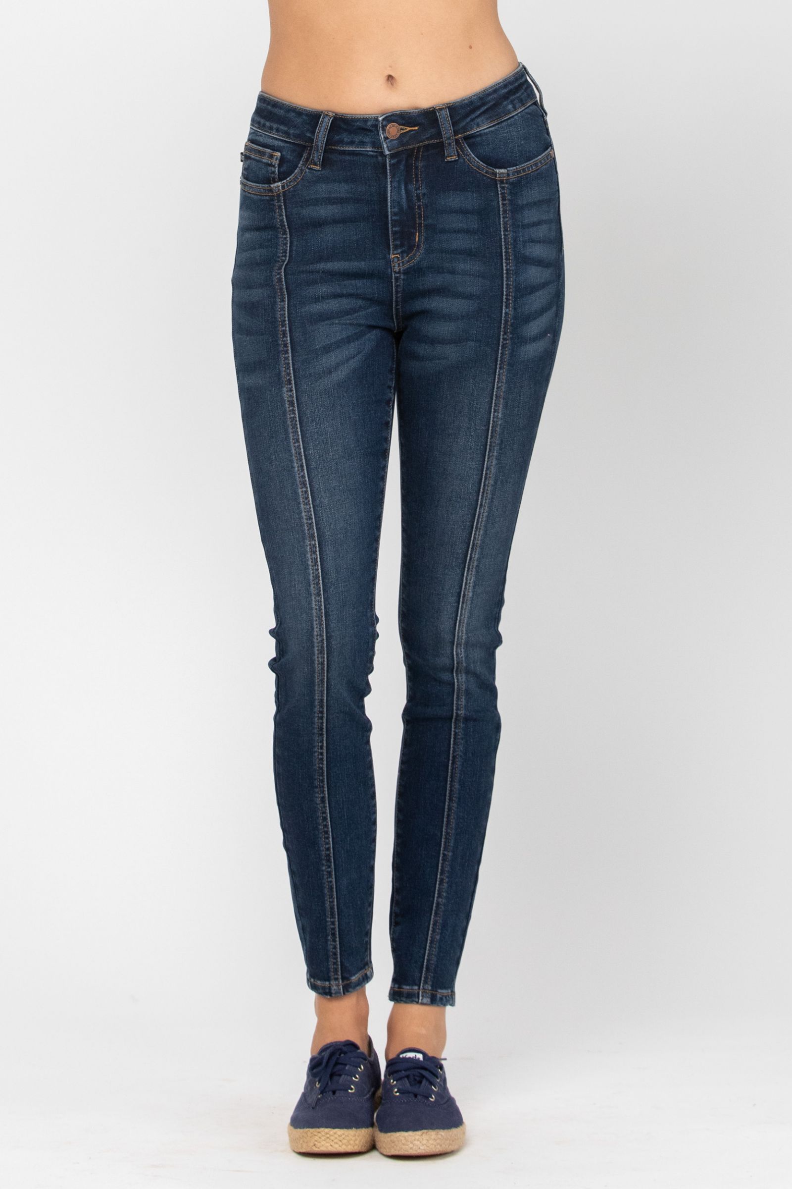 Judy Blue Mid-Seam Stitch Skinny Jeans