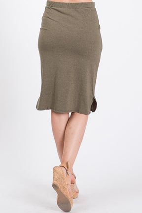 All Good Things Skirt - Olive