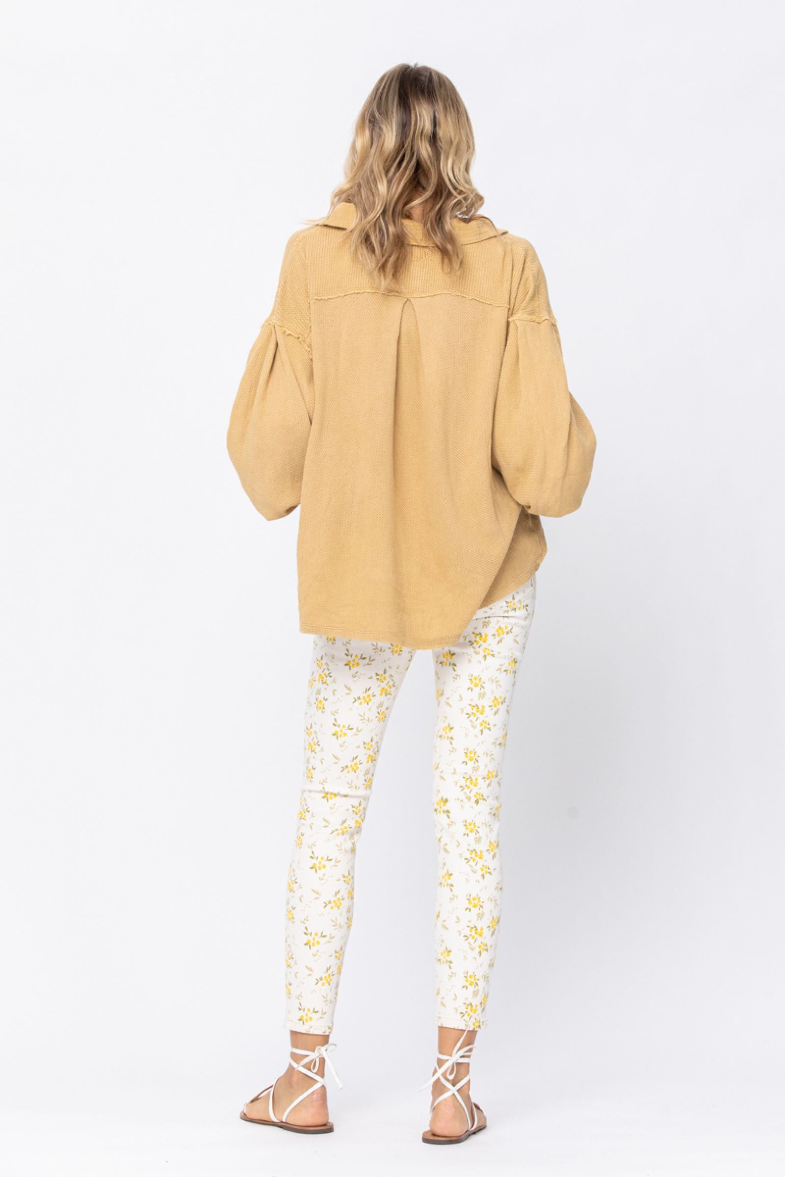 Judy Blue Floral Print Skinny Jeans