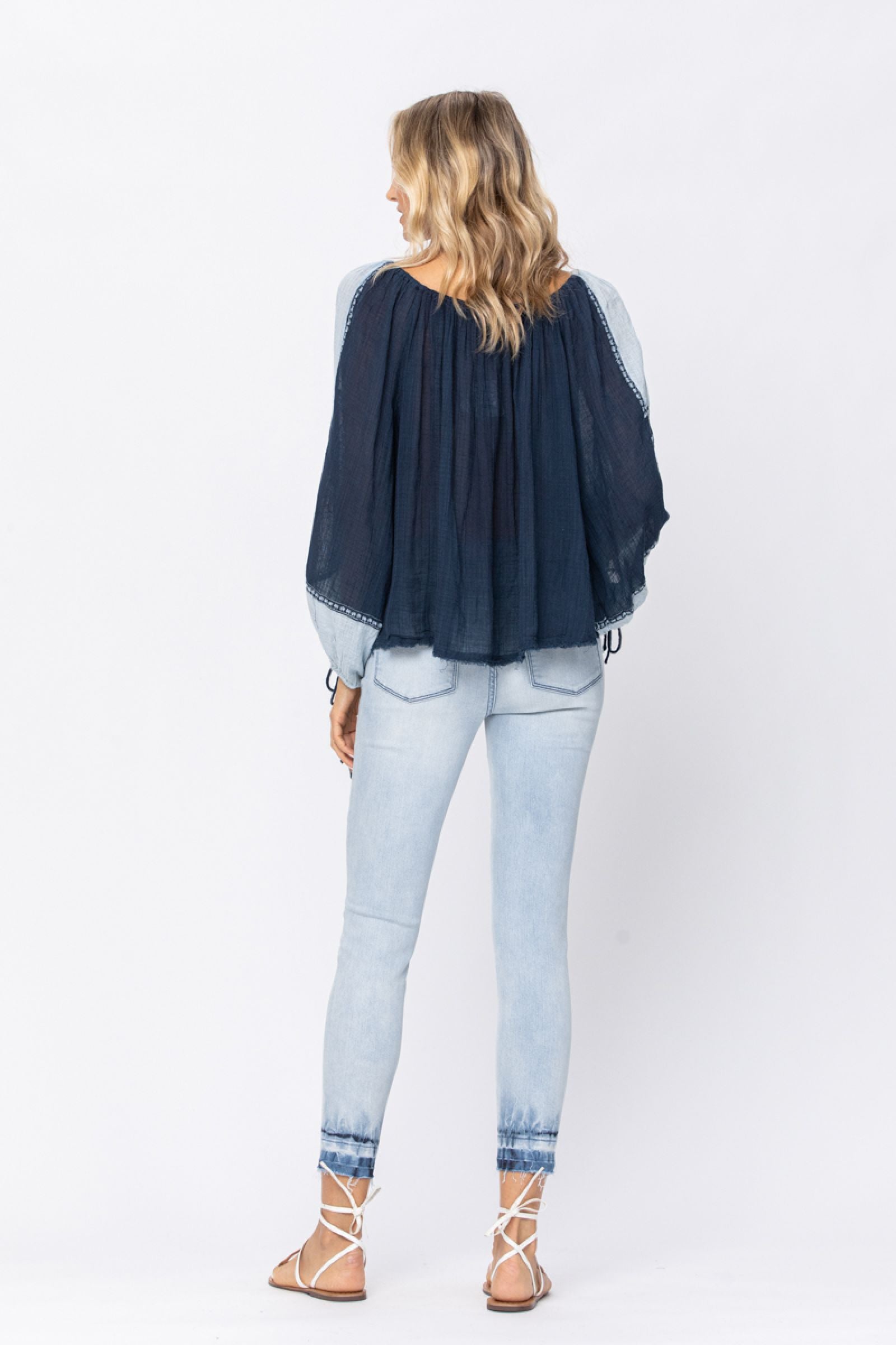Judy Blue Ombre Release Hem Jeans