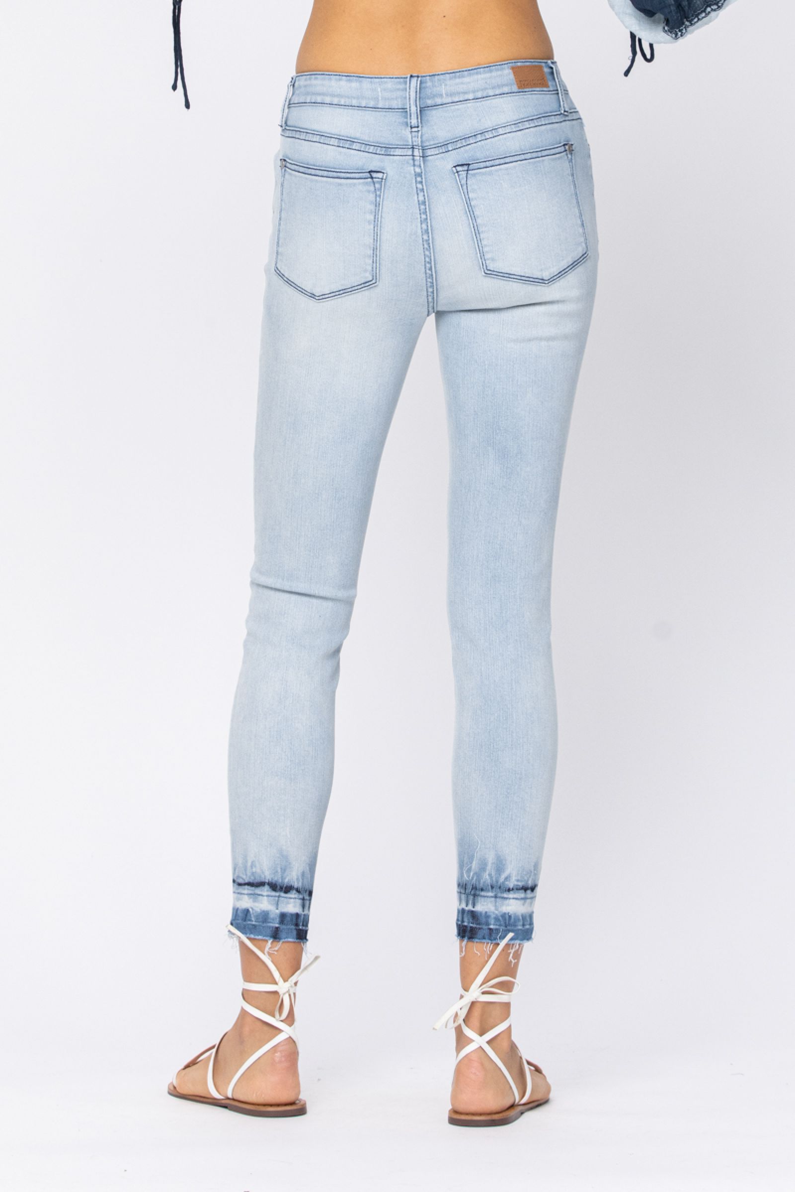 Judy Blue Ombre Release Hem Jeans