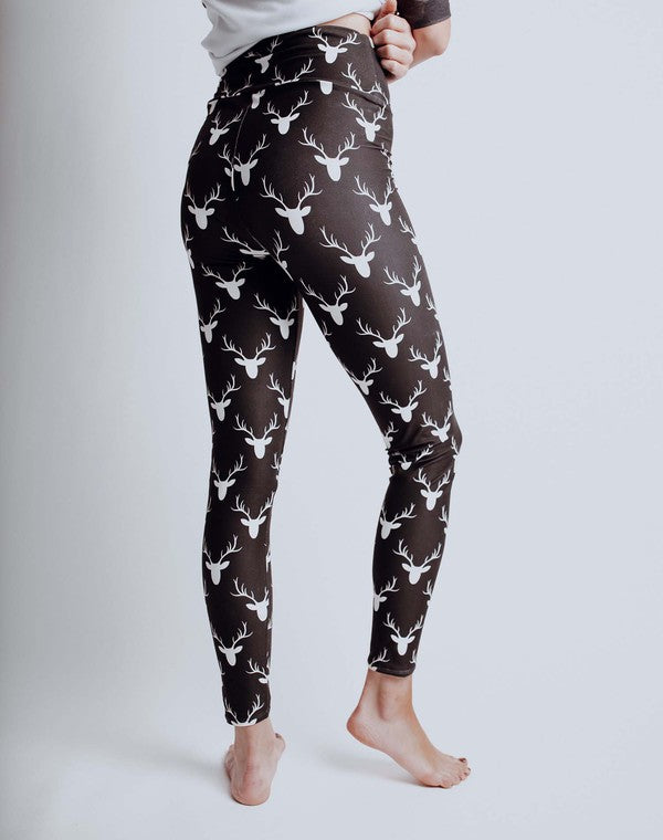 Perfect Fit Leggings - Oh Deer