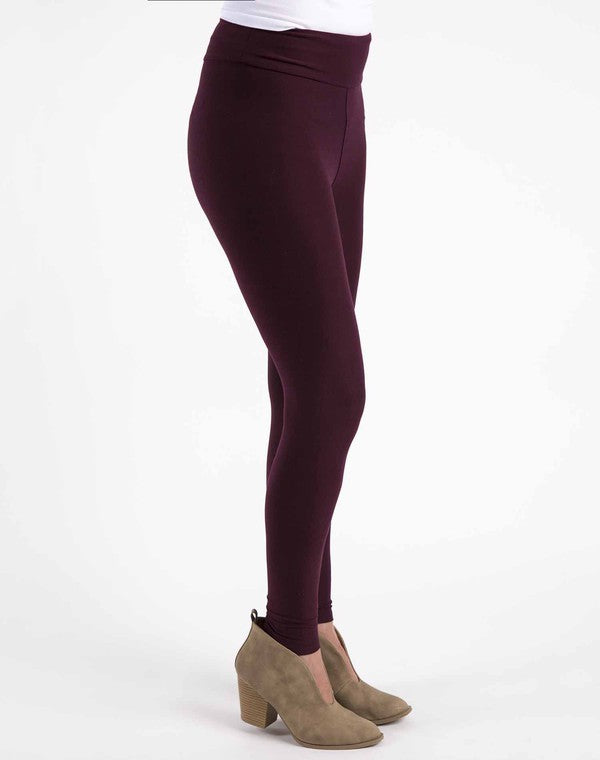 Perfect Fit Leggings - Burgundy