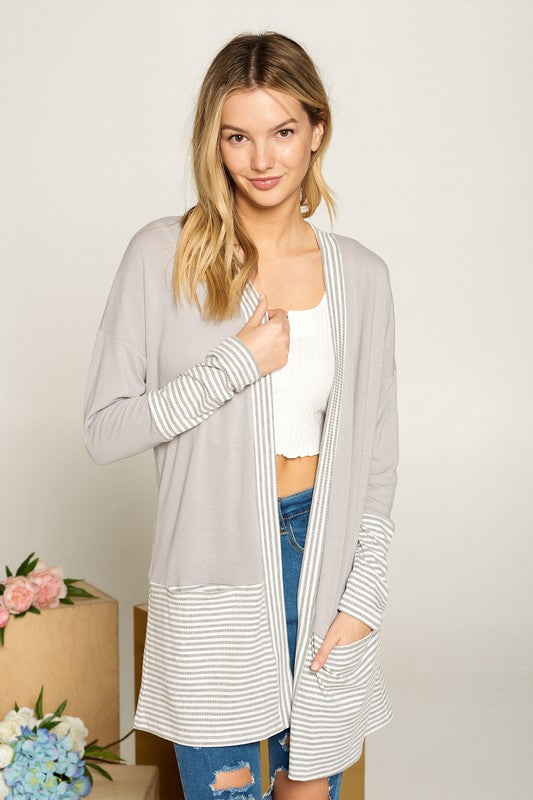Forever Isn't Long Enough Cardigan - Grey