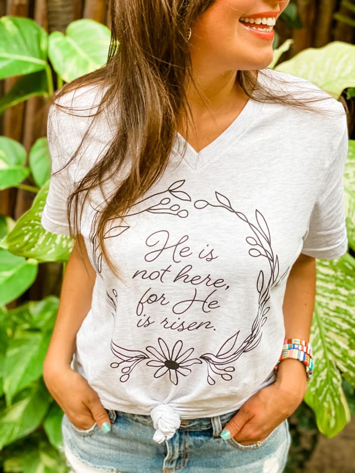 He Is Risen Graphic Tee