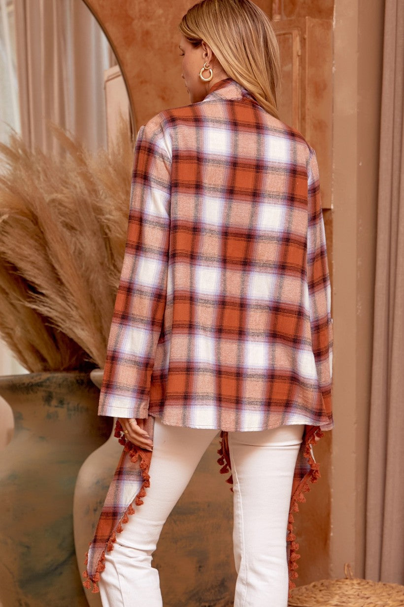 There It Goes Poncho Cardigan