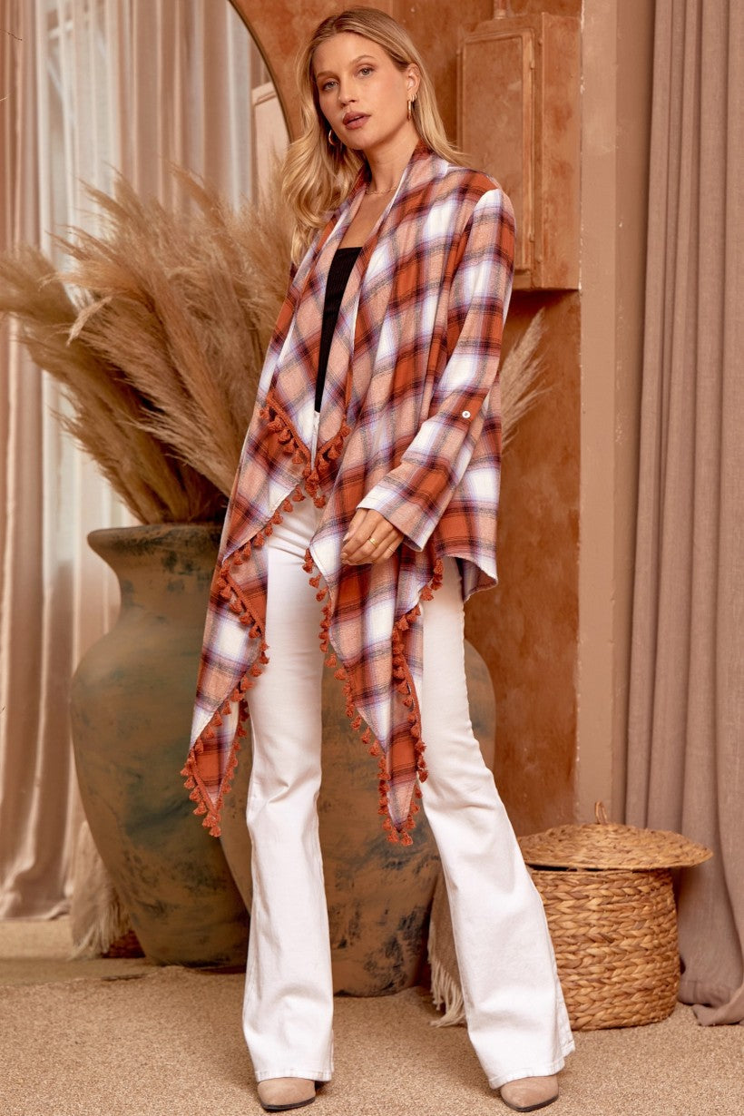 There It Goes Poncho Cardigan