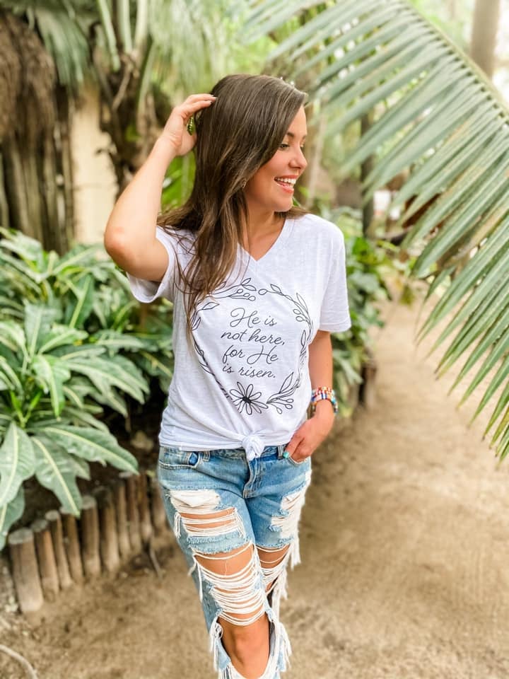 He Is Risen Graphic Tee