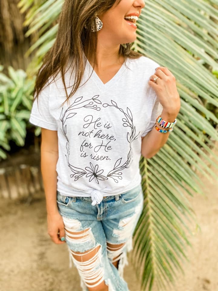 He Is Risen Graphic Tee