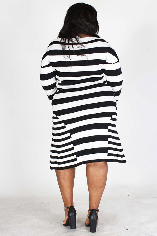 Fire In My Soul Striped Dress