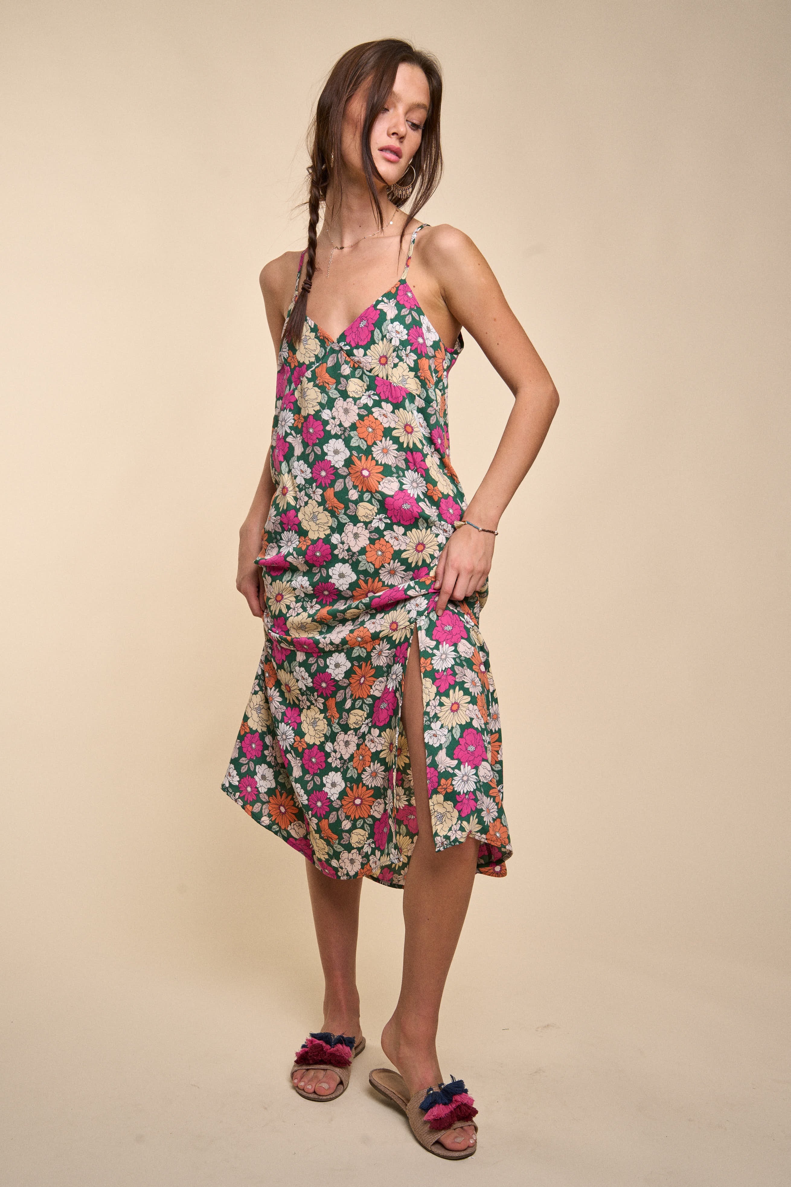 Take it Back Floral Sundress
