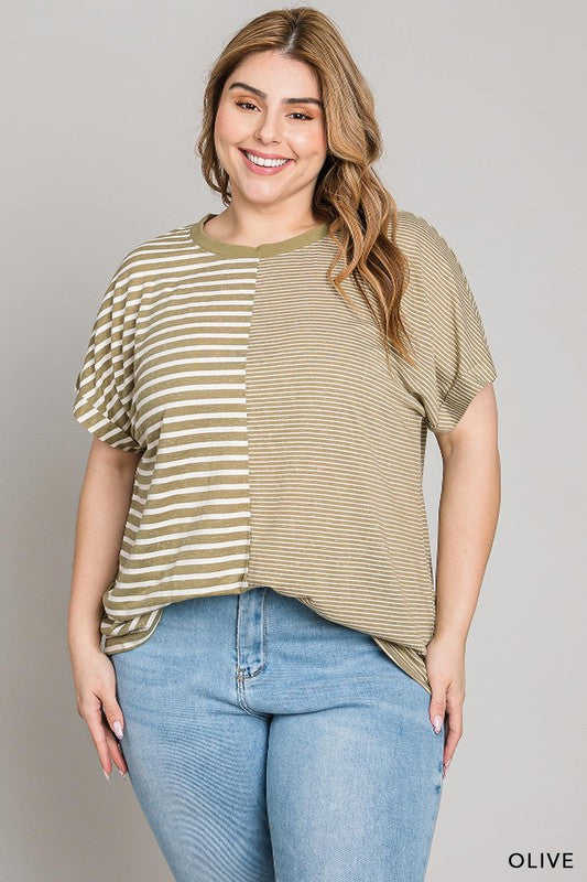 Listen To Your Heart Striped Tee