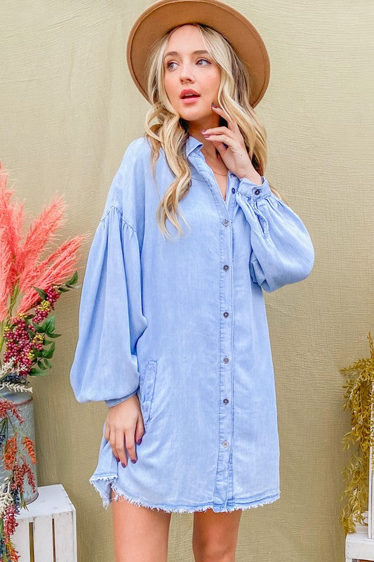 Have a Heart Chambray Dress