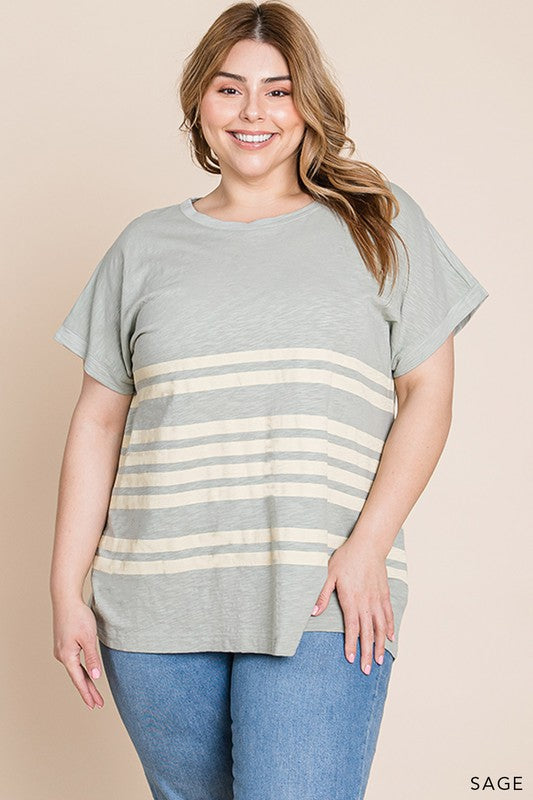 Far From You Striped Tee