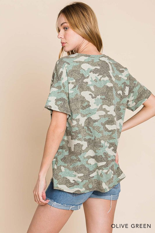 Save A Life Camo Tee