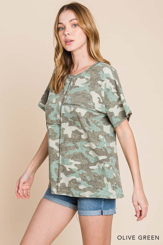 Save A Life Camo Tee