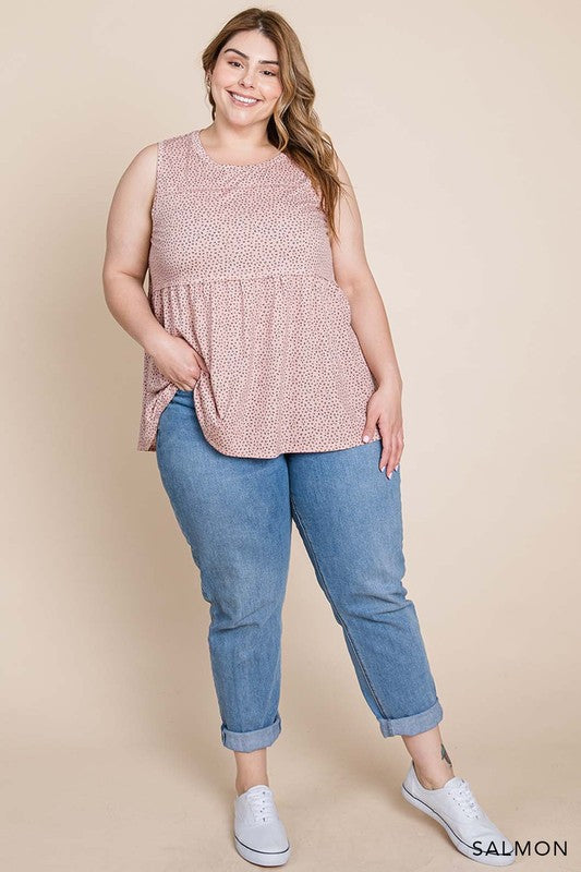 Talk For Hours Babydoll Tank