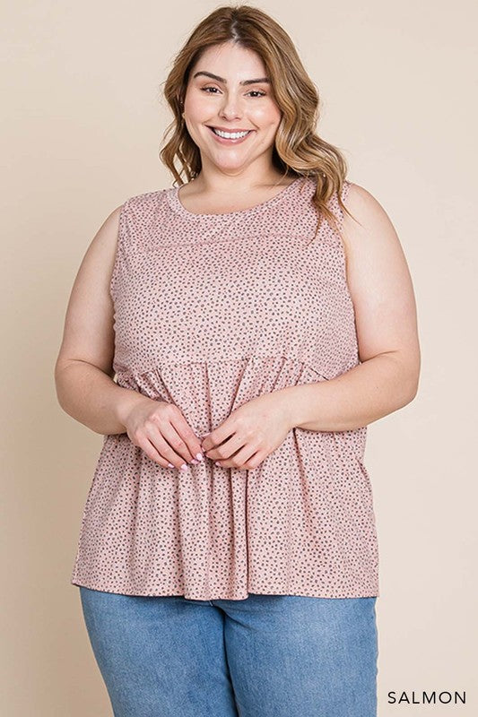 Talk For Hours Babydoll Tank