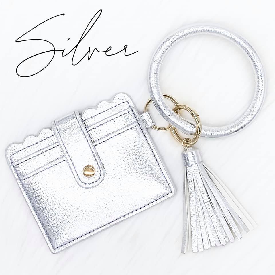 Lizzy Card Holder - Silver