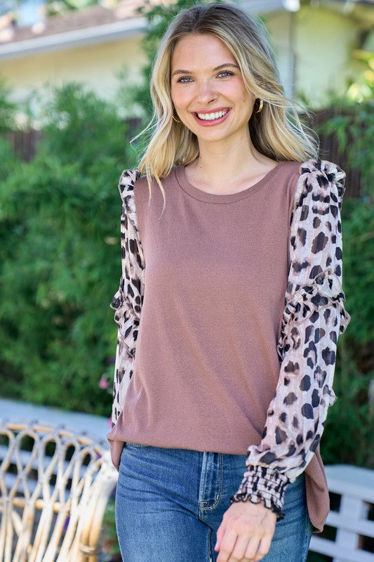 Tell Me You Need Me Top - Mocha