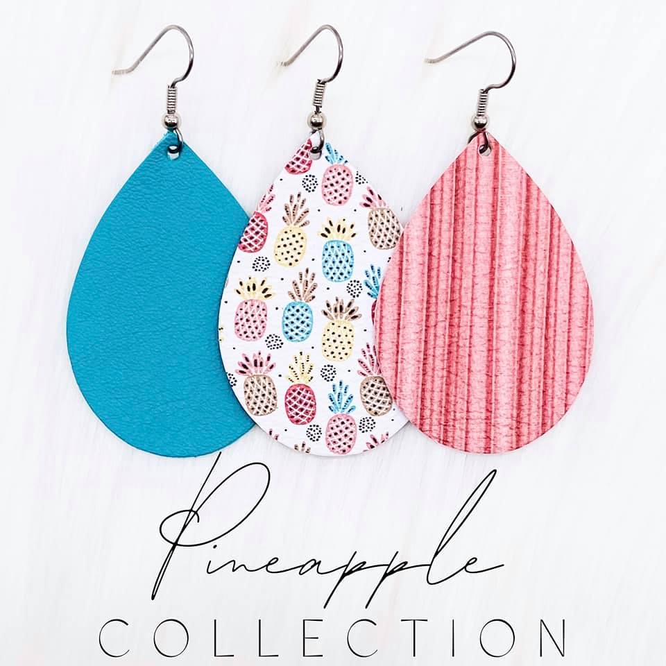 2" Pineapple Earrings - Pineapples
