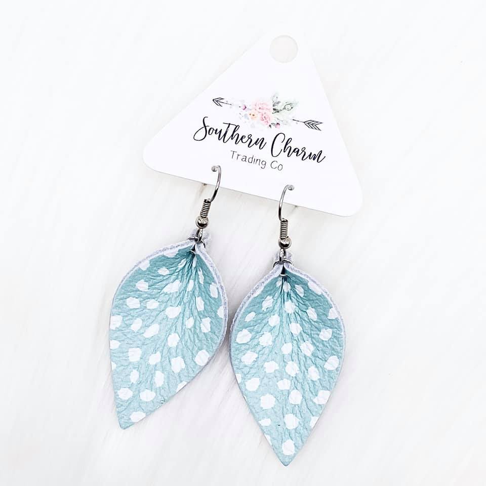 2” Mint Dot Petals