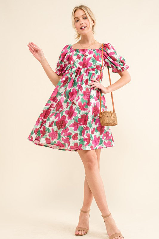 Sunshine on Your Face Floral Dress