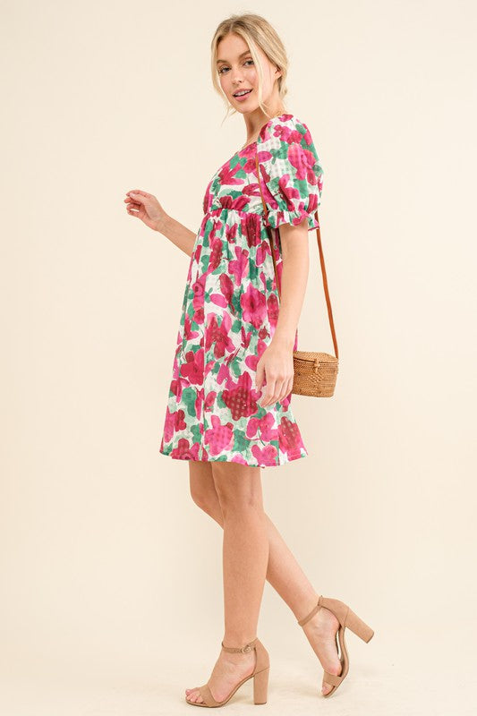 Sunshine on Your Face Floral Dress