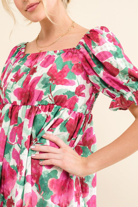 Sunshine on Your Face Floral Dress