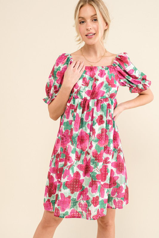 Sunshine on Your Face Floral Dress