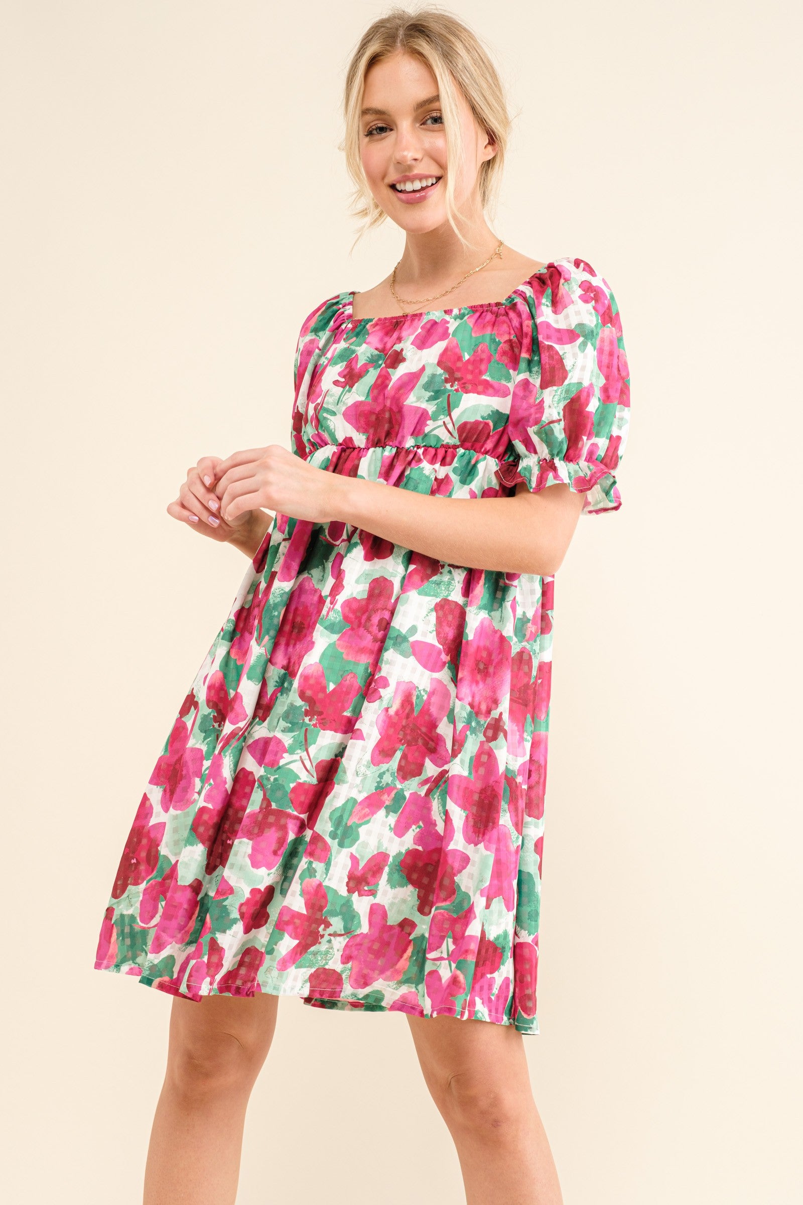 Sunshine on Your Face Floral Dress