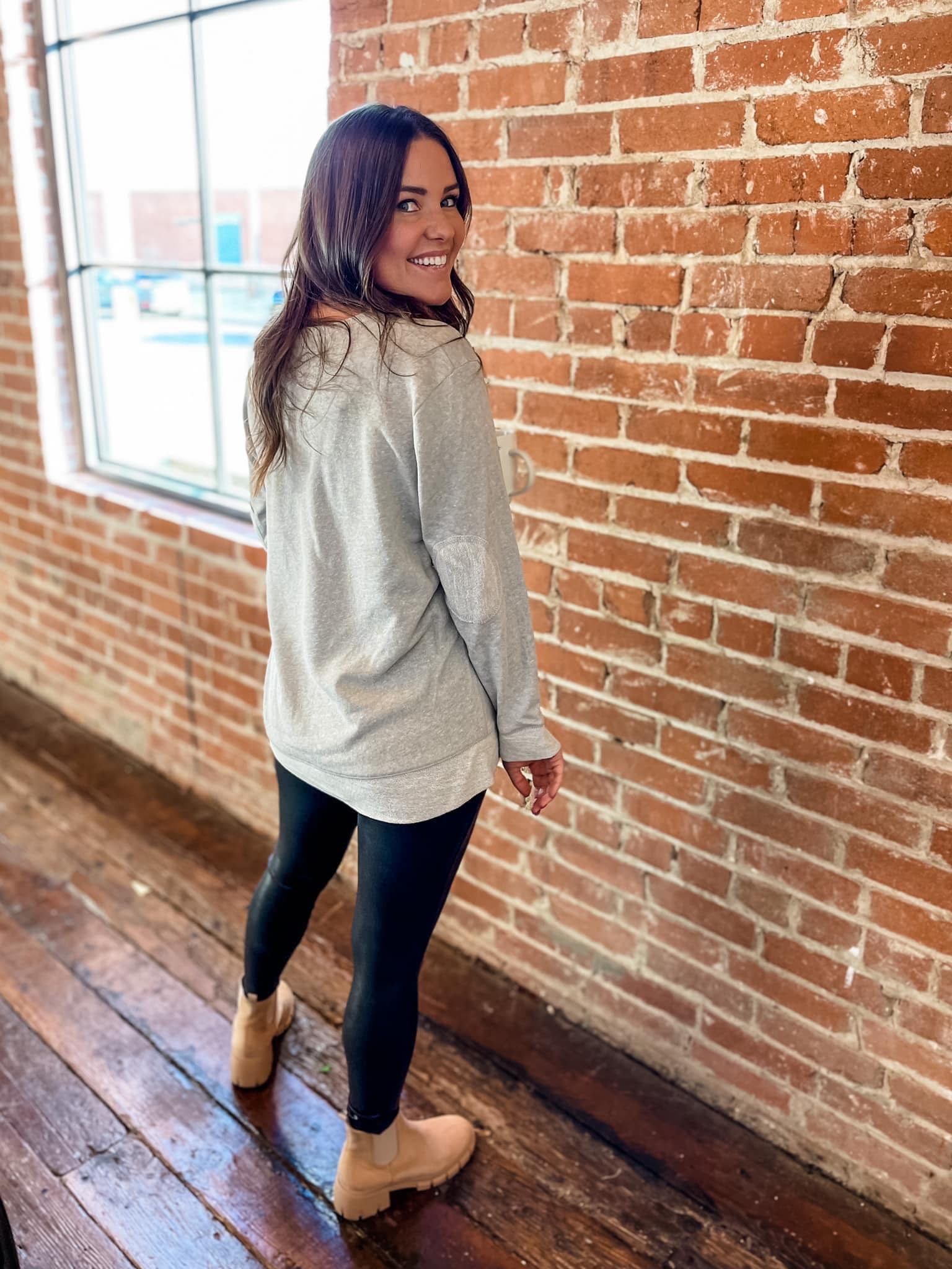 Splatter Cross Pullover