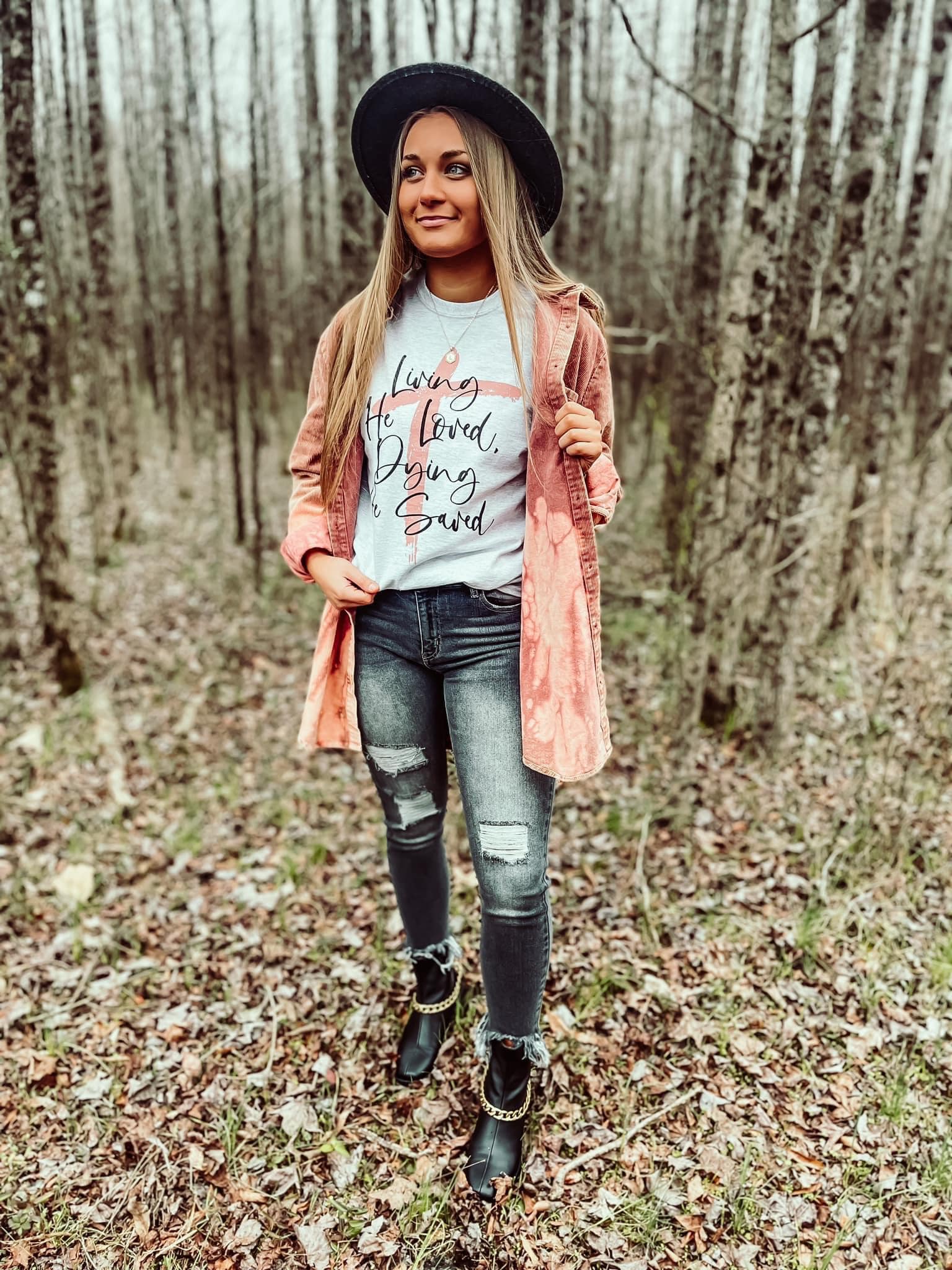 Living He Loved Graphic Tee