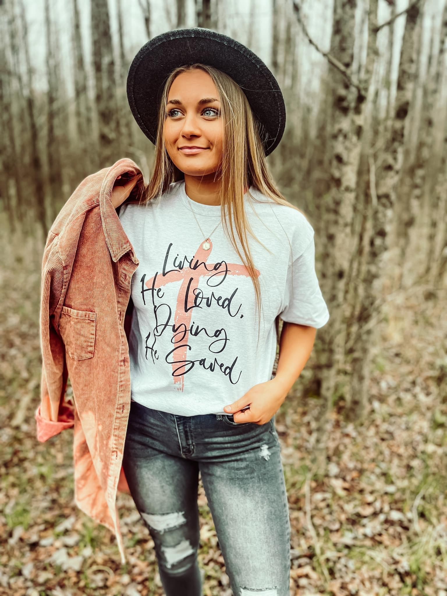 Living He Loved Graphic Tee