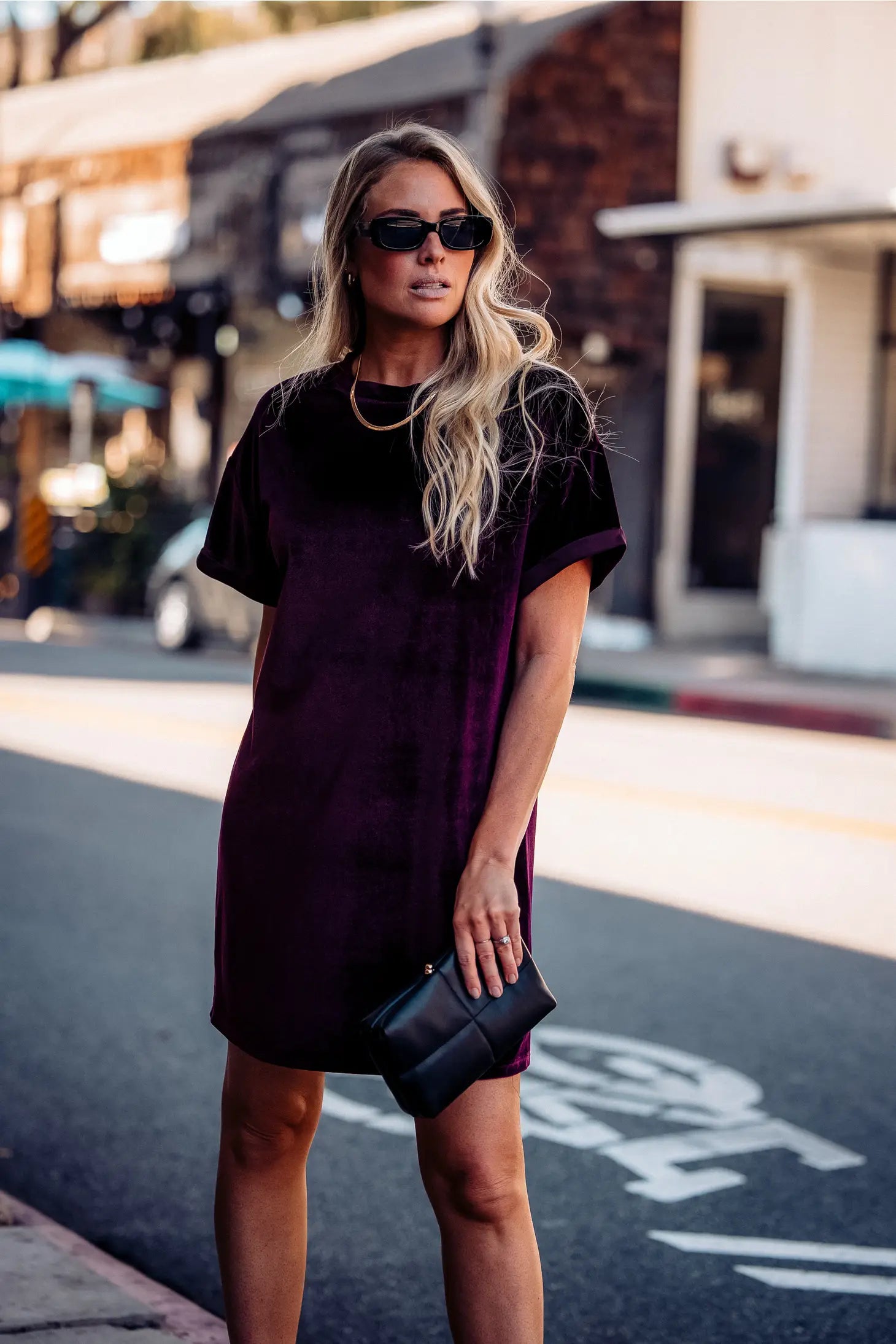 Perfect Memories Velvet Shirt Dress