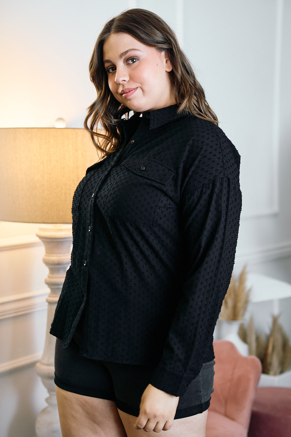 We Know The Feeling Button Down - Black