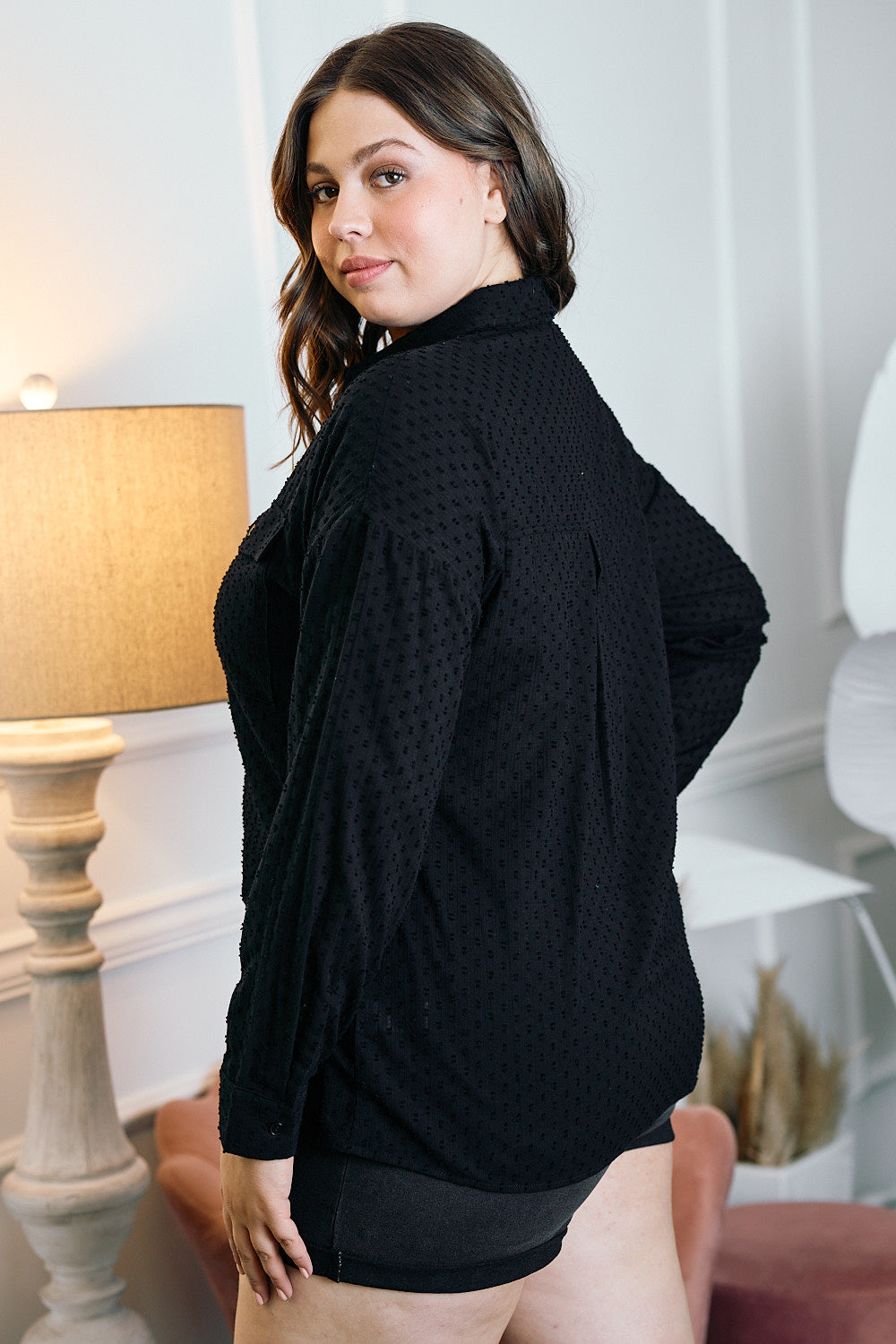 We Know The Feeling Button Down - Black