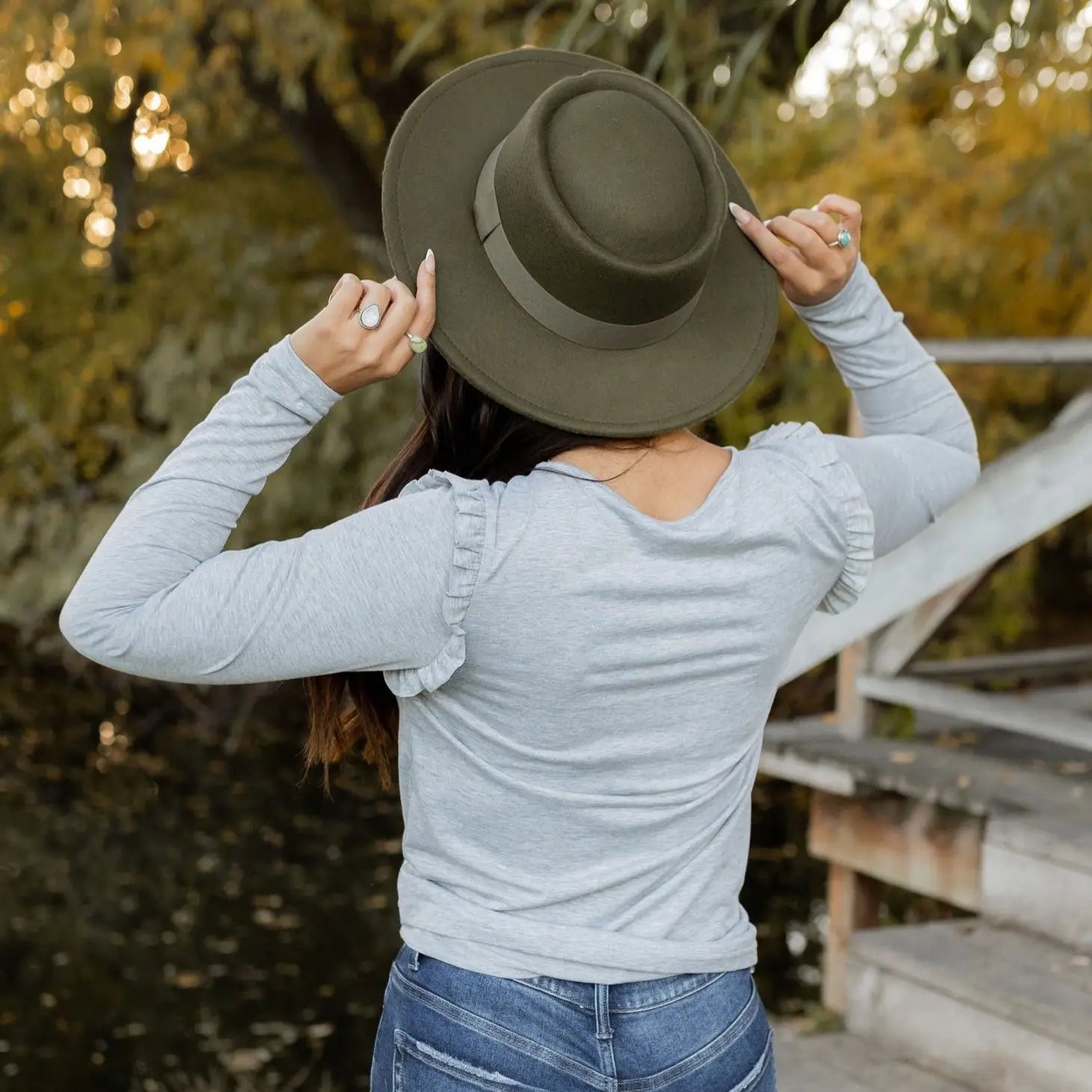 It's Your Time Top - Heather Grey