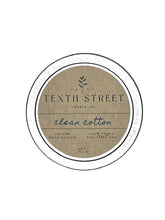 Tenth Street Candle Co. - Clean Cotton 4oz Tin