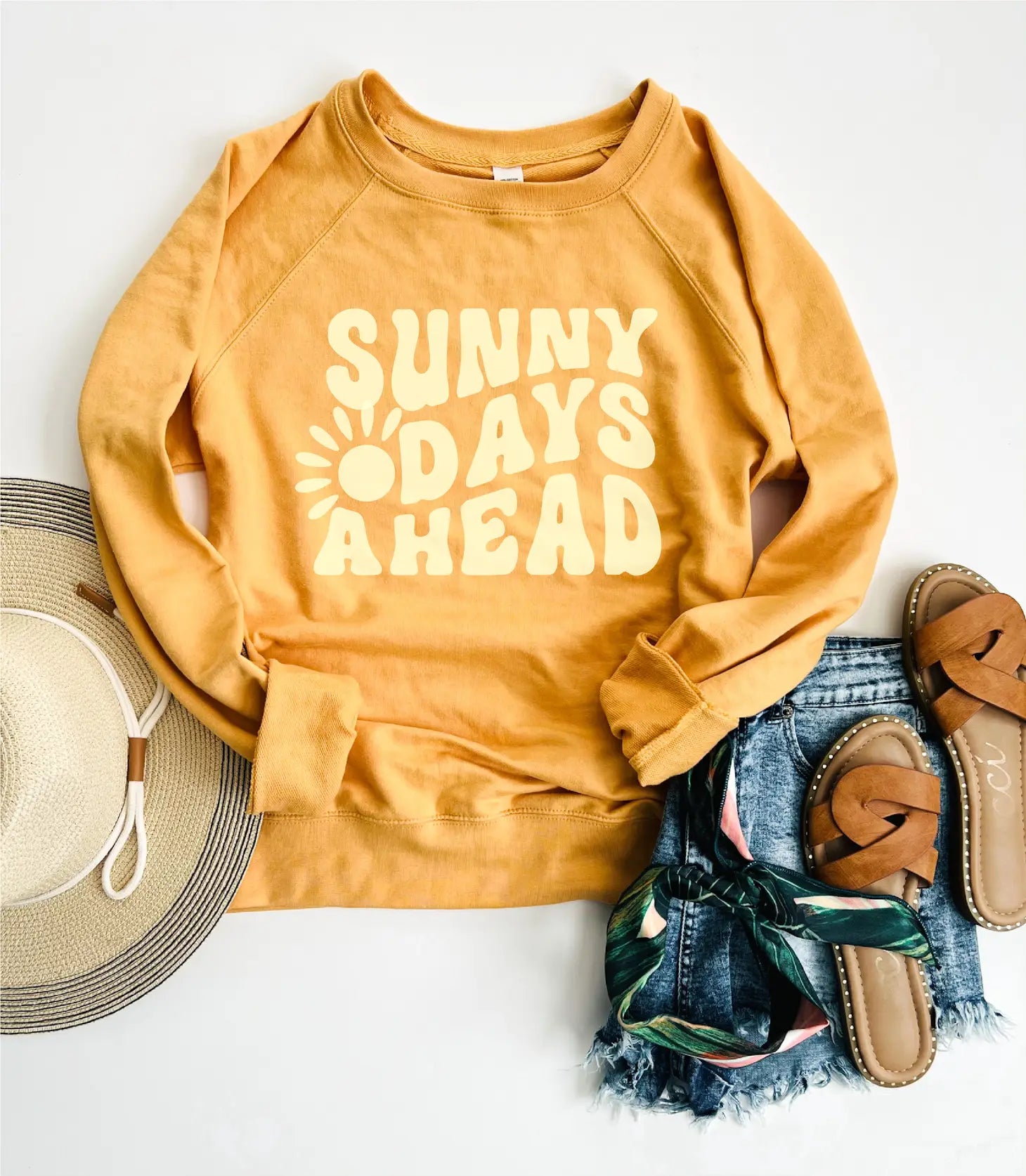 Sunny Days Ahead Raglan Pullover