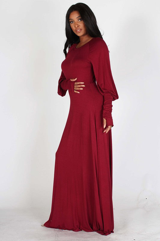 Lady In Red Maxi Dress