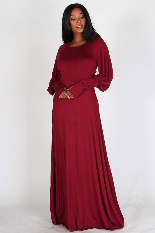 Lady In Red Maxi Dress