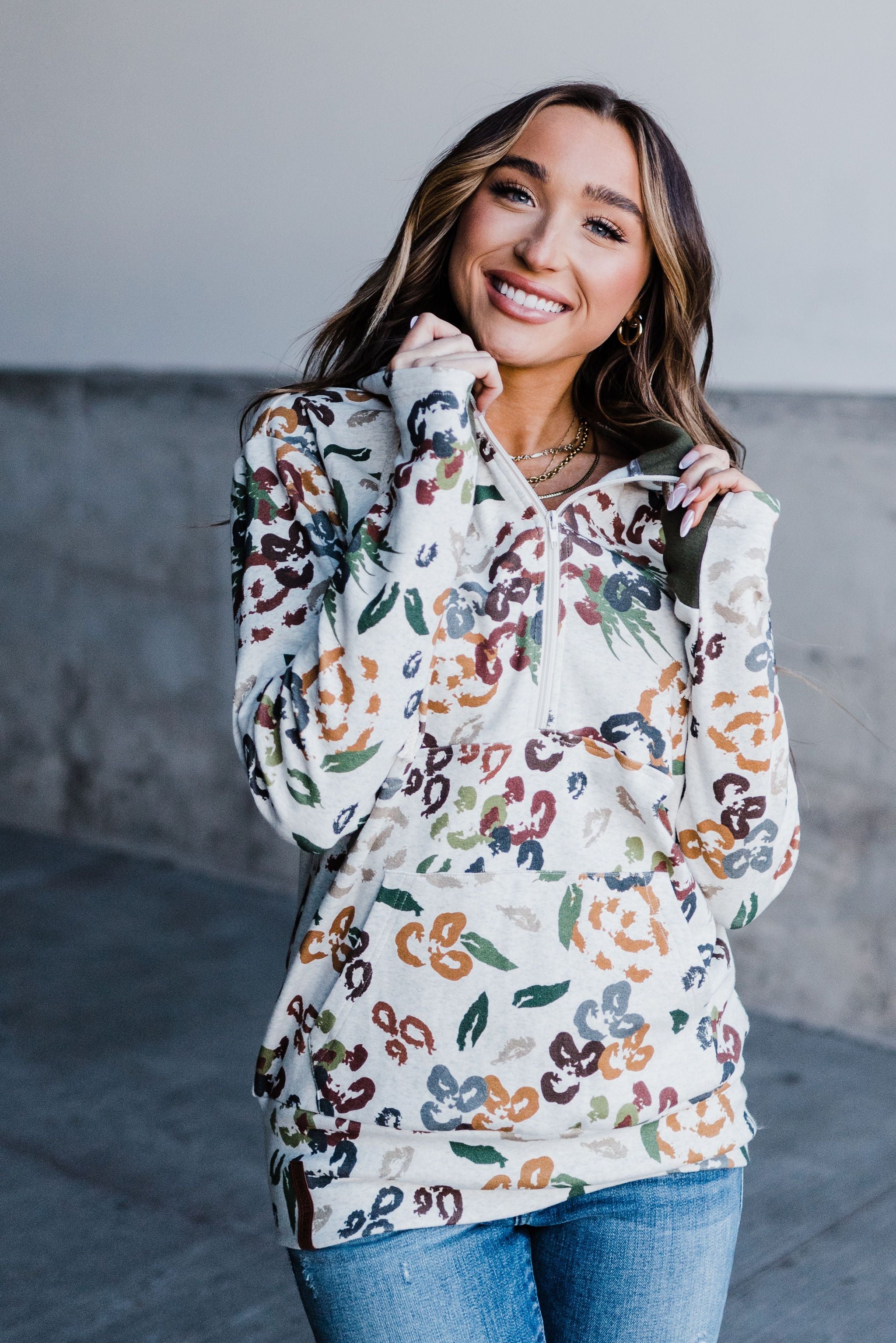 Ampersand Avenue - Halfzip Hoodie Defy Explanation