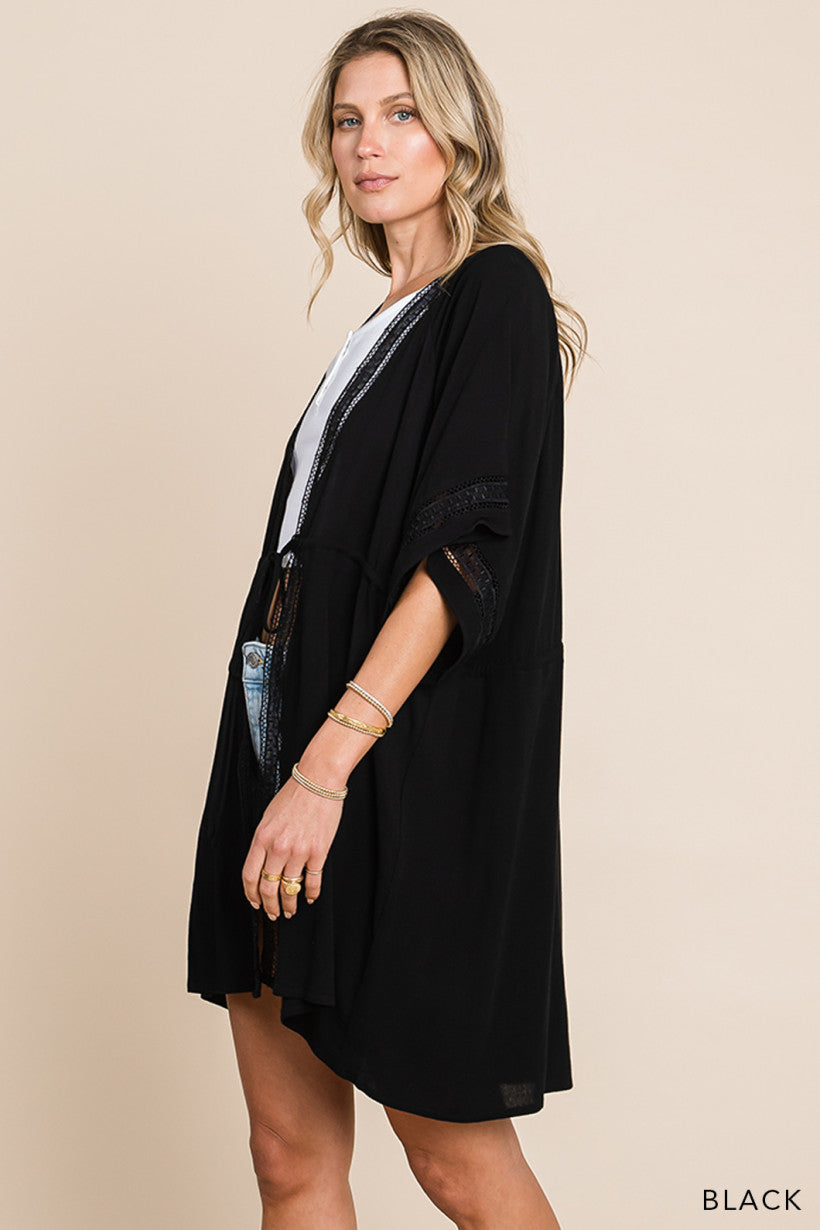 Sand in My Toes Tie Front Kimono