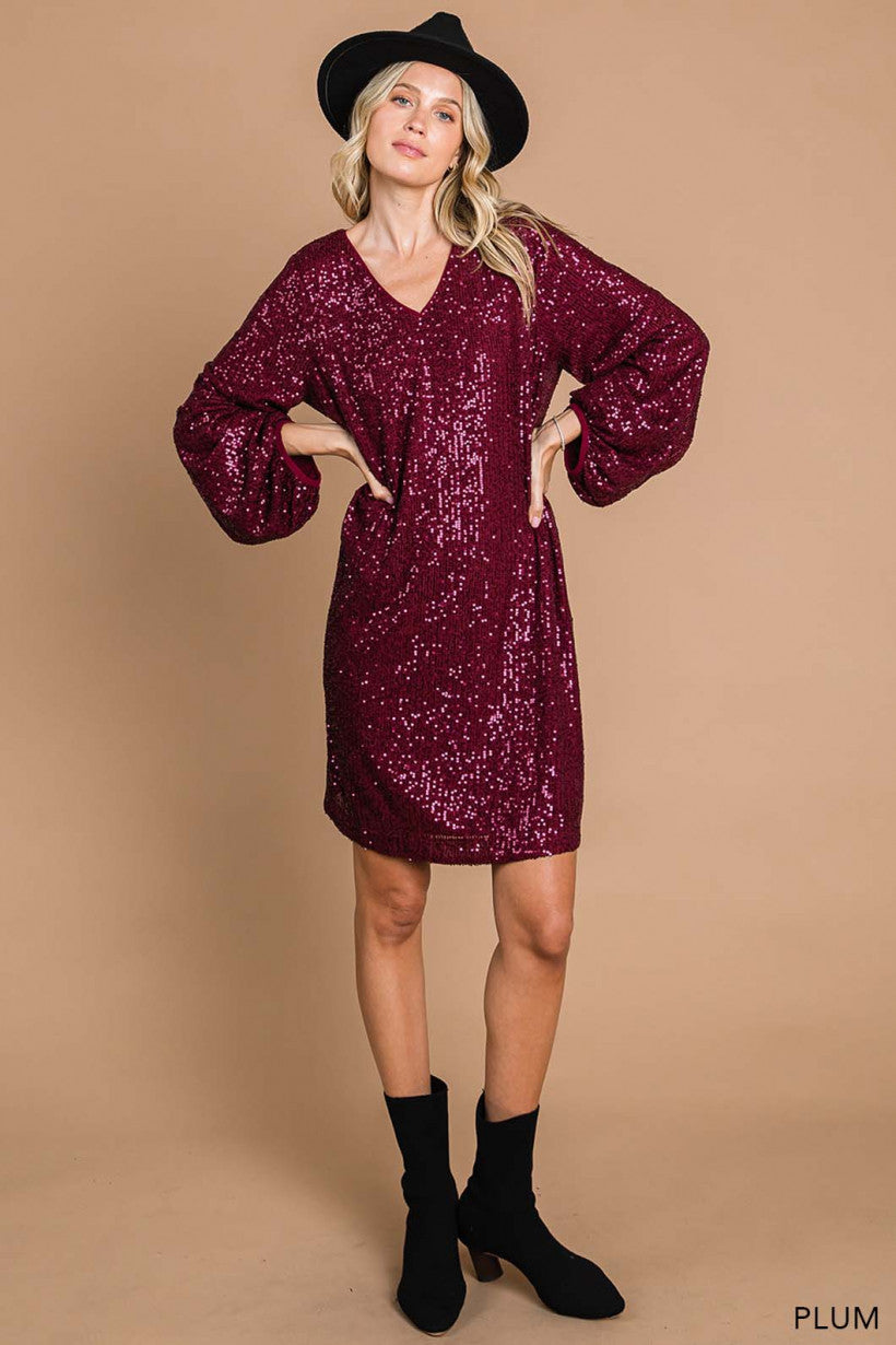 Set Me Free Sequin Dress