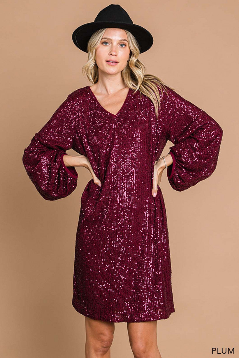 Set Me Free Sequin Dress